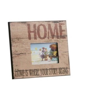 Foto ramme Home Is Where... 28x23 cm